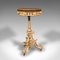 Table d'Appoint Décorative Antique, Continental, Lampe, Regency Revival, Victorien, 1890s 4