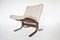 Chaise Siesta Vintage en Cuir par Ingmar Relling pour Westnofa, 1960s 1