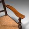 Antique Lancashire Oak Spindle Back Elbow Chair 9