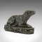 Antike englische Hundetürstopper oder Buchstützen aus Eisen, 1900er, 2er Set 3