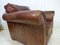 Distressed Tan Leather Armchair, Image 3