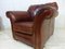Distressed Tan Leather Armchair 6