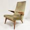 Mid-Century Chair in Wood and Velvet for Parker Knoll, 1950s 1