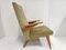 Sedia Mid-Century in legno e velluto per Parker Knoll, anni '50, Immagine 5