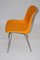 Silla auxiliar vintage naranja, años 70, Imagen 2