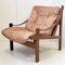 Mid-Century Hunter Lounge Chair in Leather, Rosewood & Teak by Torbjørn Afdal for Bruksbo, 1960, Image 1