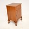 Vintage Burr Walnut Bedside Cabinet, 1930s 3