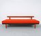 Divan Svane en Tissu Orange par Ingmar Relling pour Ekornes, 1960s 5