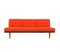 Svane Daybed in Orange Fabric by Ingmar Relling for Ekornes, 1960s 1