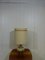 Lampada da tavolo con base in porcellana decorata, anni '50, Immagine 4