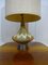 Lampada da tavolo con base in porcellana decorata, anni '50, Immagine 2