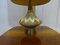Lampada da tavolo con base in porcellana decorata, anni '50, Immagine 3