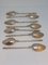 Caviar Silver Caviar Spoons, 1900s, Set of 8 6