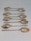 Caviar Silver Caviar Spoons, 1900s, Set of 8, Image 6