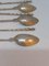Cucchiai da caviale in argento, inizio XX secolo, set di 8, Immagine 3