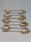 Caviar Silver Caviar Spoons, 1900s, Set of 8, Image 2