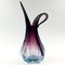 Grand Pichet ou Vase Mid-Century en Verre de Murano de Barovier & Toso, Italie, 1960s 2