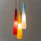 3-Light Pendant Light by Alessandro Pianon for Vistosi, 1960s 2