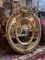 Large Antique Cherub Decorated Oval Section Top Mirror 2