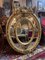 Large Antique Cherub Decorated Oval Section Top Mirror, Image 2