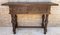 Early 20th Century Spanish Console Table with Two Carved Drawers and Turned Legs, 1930s, Image 1