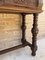 Early 20th Century Spanish Console Table with Two Carved Drawers and Turned Legs, 1930s 5