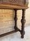 Early 20th Century Spanish Console Table with Two Carved Drawers and Turned Legs, 1930s, Image 5