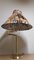 Vintage Adjustable Table Lamp in Brass & Fabric, 1980s, Image 3