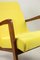 Polnischer Vintage Sessel in Gelb, 1970er 3