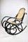 Vintage Black Rocking Chair attributed to Michael Thonet 8
