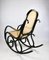 Vintage Black Rocking Chair attributed to Michael Thonet 9