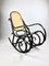 Vintage Black Rocking Chair attributed to Michael Thonet 1