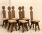 Walnut Dining Chairs, 1960s, Set of 6, Image 1