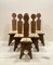 Walnut Dining Chairs, 1960s, Set of 6 2