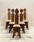 Walnut Dining Chairs, 1960s, Set of 6, Image 2