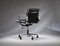 Vintage Adjustable Ea217 Soft Padded Desk Chair in Black Leather by Charles & Ray Eames for Vitra, 1990s, Image 4