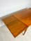 Mid-Century Teak Boat-Shaped Extendable Dining Table, 1960s, Image 4