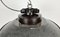 Industrial Grey Enamel Factory Cage Hanging Lamp, 1960s, Image 3