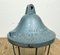 Blue Industrial Bunker Light from Polam Gdansk, 1970s, 1960s, Image 12