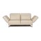 Cream Leather Two-Seater Sofa from Brühl & Moule 1