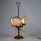Lámparas de mesa florentinas de latón, década de 1800, Imagen 2
