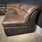 Vintage Brown Leather Modular Corner Sofa, 1970s 18