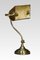 Brass Banker's Desk Lamp, 1920s 4