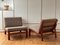 Danish Teak Lounge Chairs by Grete Jalk, 1960s, Set of 2, Image 4