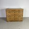 Mid-Century Plan Chest with Wooden Handles and Brass Inserts 1