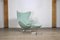 Early Edition Egg Chair with Ottoman by Arne Jacobsen for Fritz Hansen, 1960s 4
