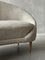 Sofá italiano curvado, años 50, Imagen 5
