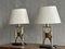 Lampes Sculpturales en Laiton, 1960s, Set de 2 6