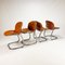 Cognac Pascale Chairs attributed to Gastone Rinaldi for Thema, 1970s, Set of 4, Image 6