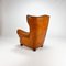 Club chair vintage in pelle, anni '70, Immagine 7